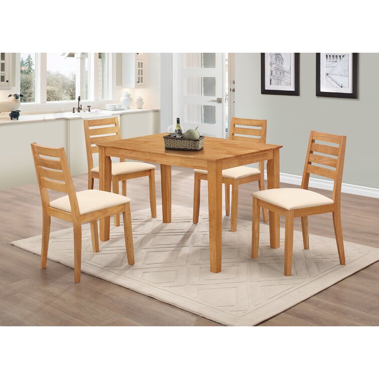 Wayfair dining room table with outlet bench